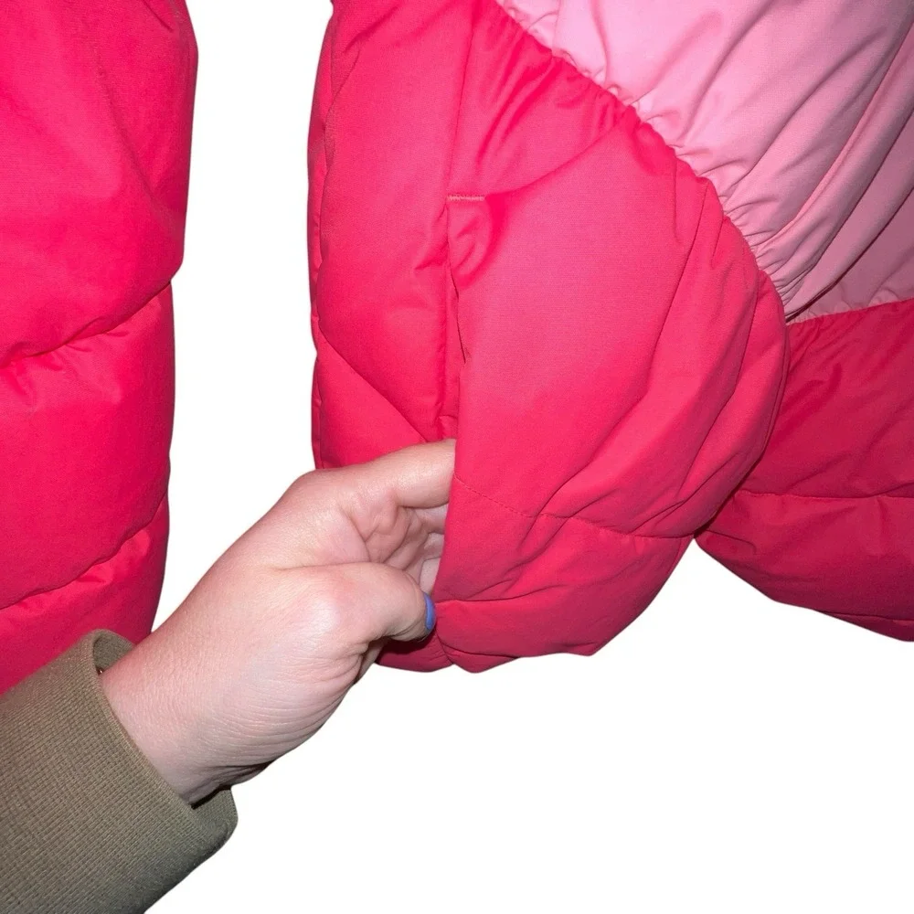Columbia Girls Large (14-16) Pink Arctic‎ Blast Ski Jacket Hooded  Youth No Fur